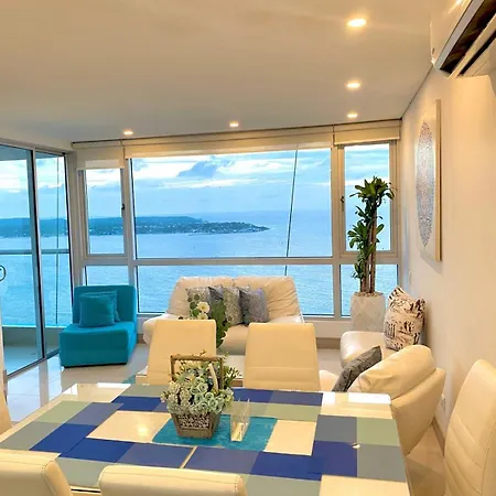 Beachfront 3br W 360 Views Apartamento Cartagena